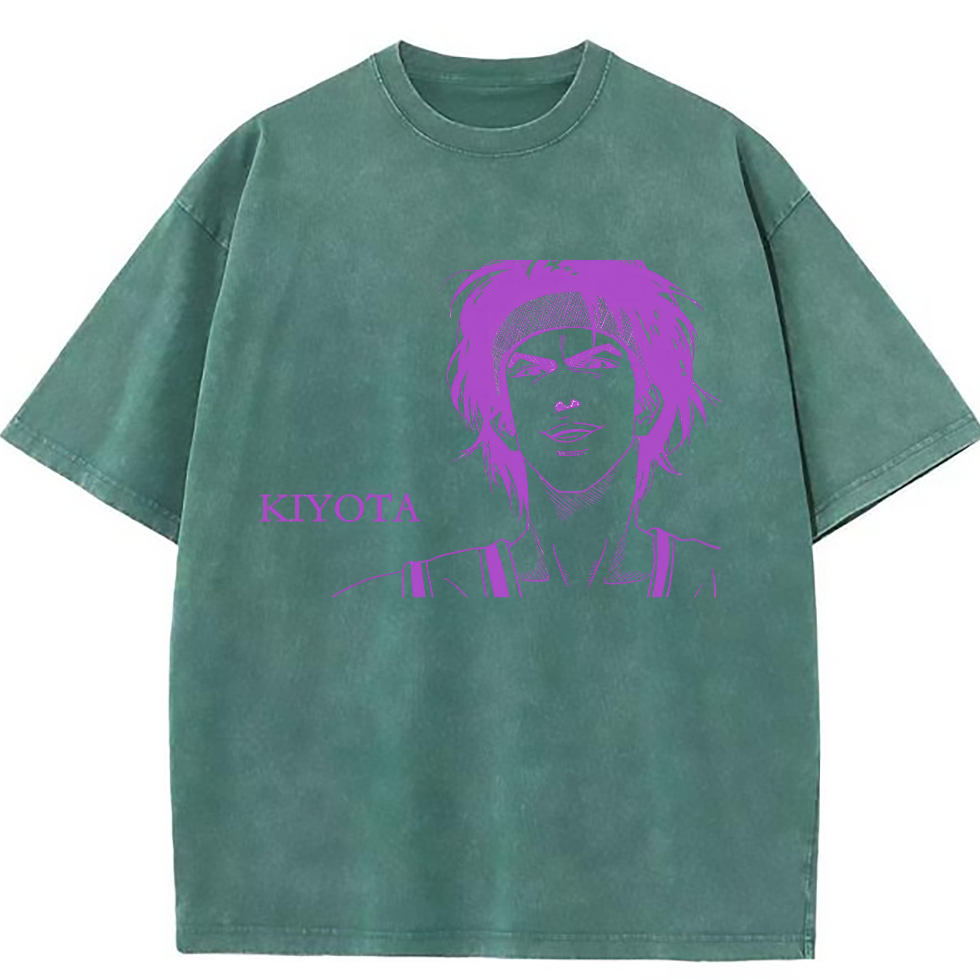 （画像用） SLAM DUNK／スラムダンク 綿100% ヴィンテージ風 半袖Tシャツ（フロントプリント）